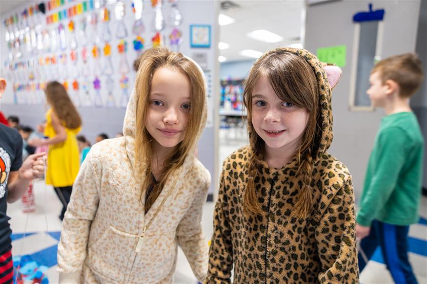 Students take part in a Character Parade